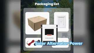 Ładowarka DC 60A: zwiększenie mocy energii słonecznej i alternatora