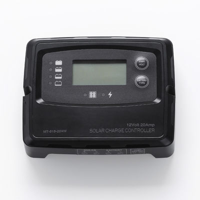 Czarny LCD LED cyfrowy sterownik ładowania słonecznego IP67 Max. Moc PV 760W 24V 380W 12V