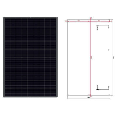 Dobra cena. 100w Pół elastyczny panel słoneczny 12V MC4 Wyjście Elastyczne panele słoneczne dla przyczep w Internecie