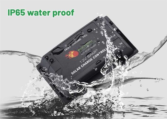8A 12V 24V PWM sterownik ładowania słonecznego IP65 wodoodporny mały sterownik ładowania słonecznego