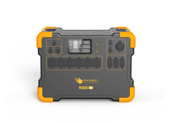 Czysty Inwerter Fale Sinusoidalnej Przenośna bateria litowa Generator słoneczny 1200W Panel słoneczny