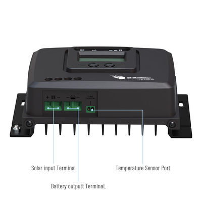 Dobra cena. Wyświetlacz LCD 5-stopniowy RV Solar Charge Controller 12V/24V/36V/48V AGM GEL WET WALCUM LiFePO4 LTO LCO w Internecie