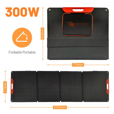 ETFE IP65 300W składany zestaw paneli słonecznych 4X75W przenośna walizka Panele słoneczne